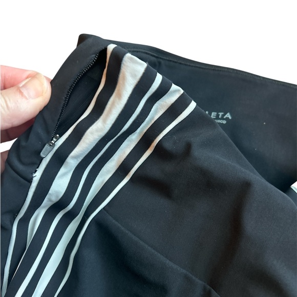 Athleta Meridian Black Stripe Wide Leg Pants size XS - Picture 4 of 6